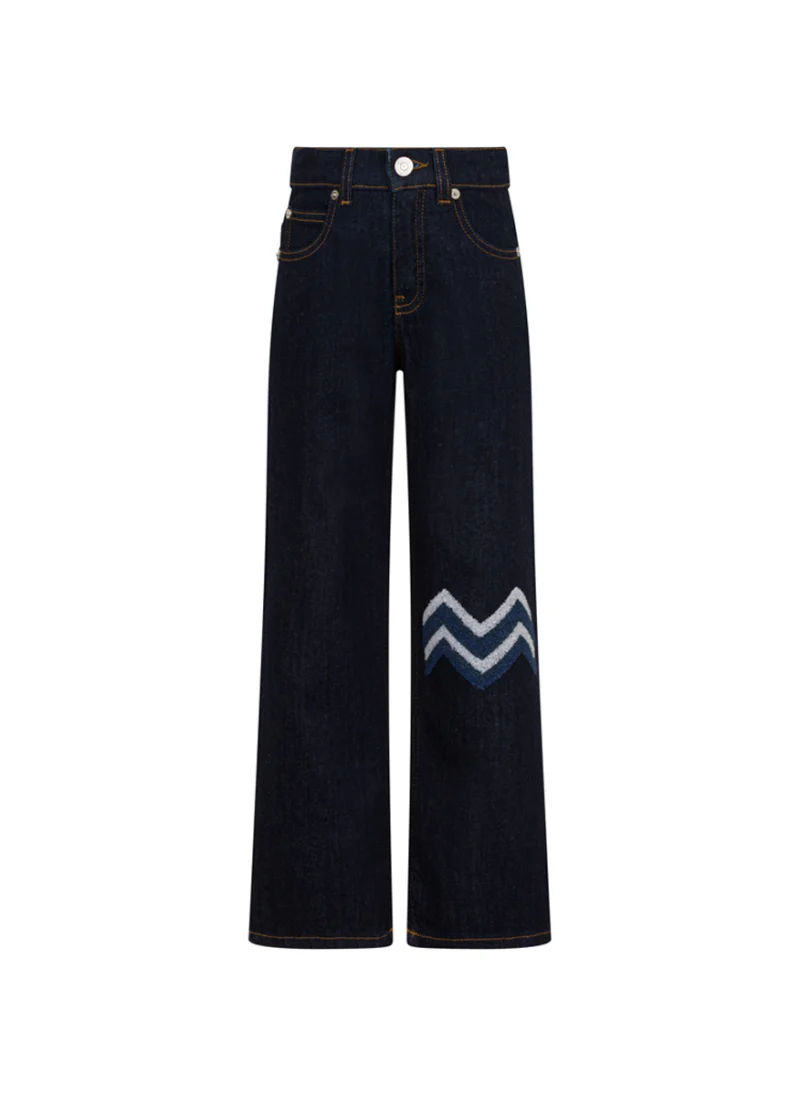 Деним със 'zig-zag' детайл Missoni Kids
