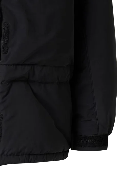 Pongé Down Jacket in Black — снимка 2