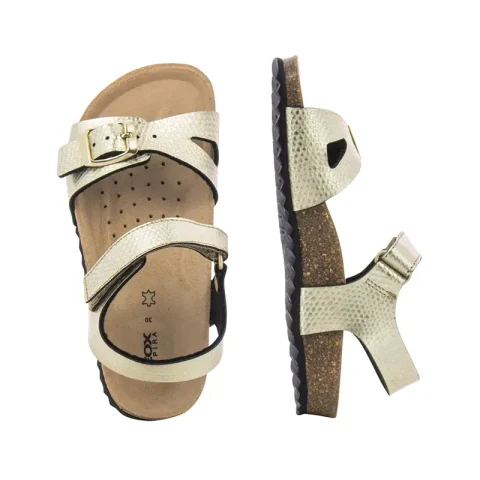 Сандали Момичета GEOX – J028MC C2005 J ADRIEL GIRL GOLD — снимка 5