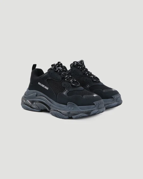 Men's Triple S Clearsole in Black — снимка 3