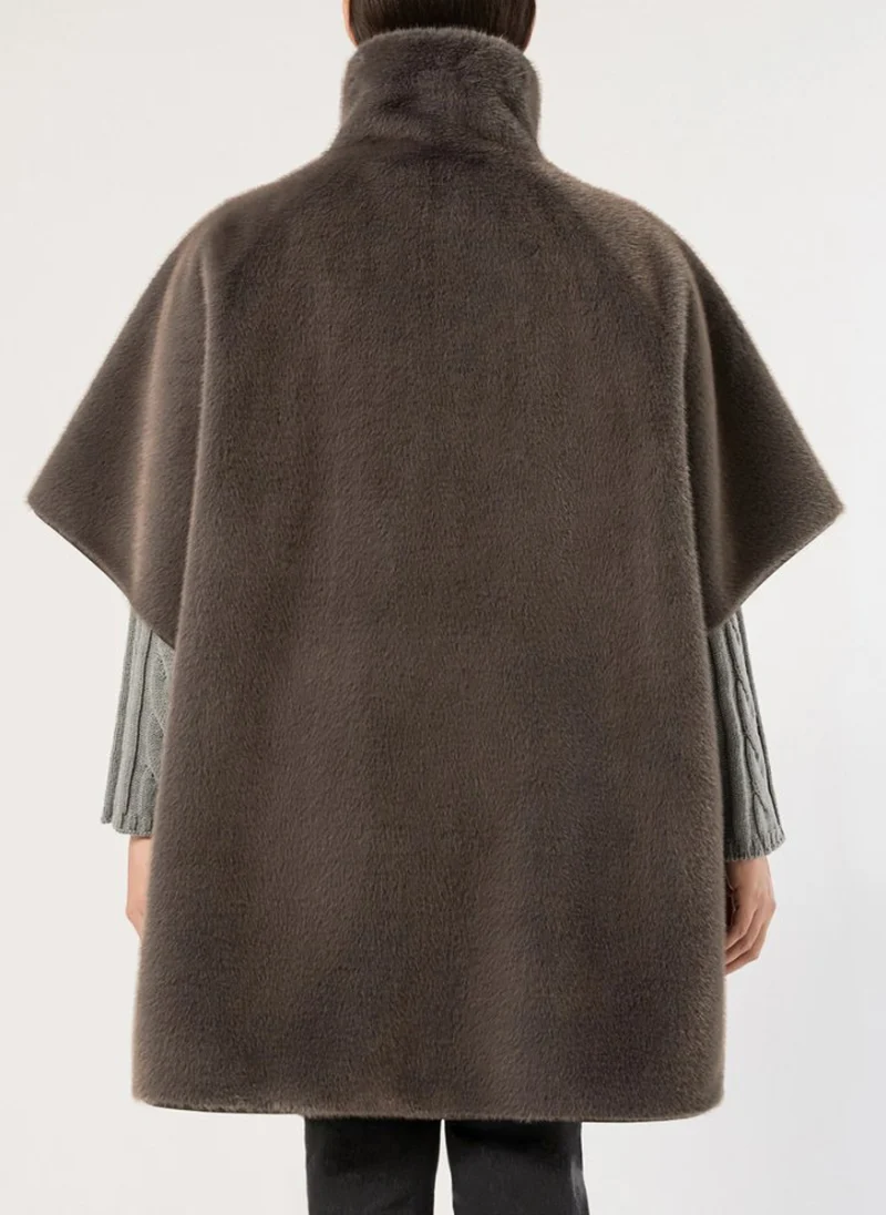 Двулицево яке 'Cape cut' Marina Rinaldi Mrsspuma — снимка 6