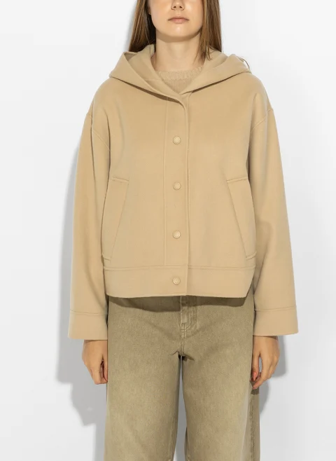 Яке от фина вълна Weekend Max Mara Wkdridente — снимка 5