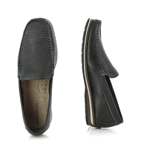 Мъжки Мокасини DEMOCRATA – 135201-001 TED BLACK — снимка 5