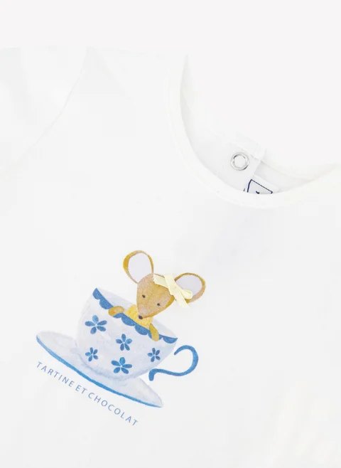 Блузa с 'Print mouse' Tartine et Chocolat — снимка 4