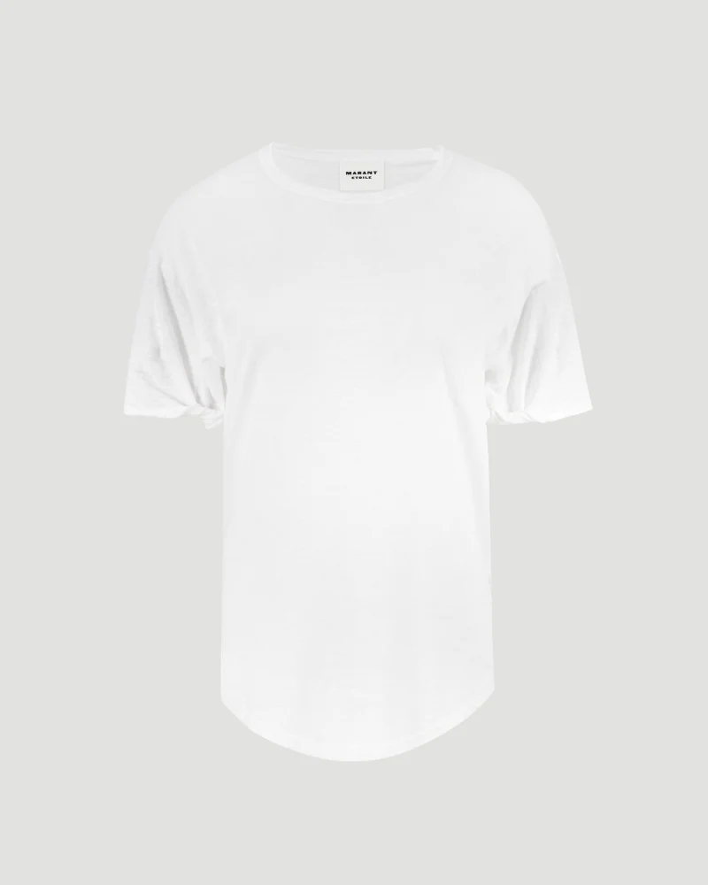 Linen T-Shirt in White