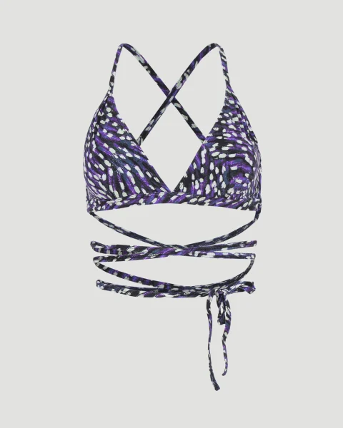 Solange Blue Bikini Top