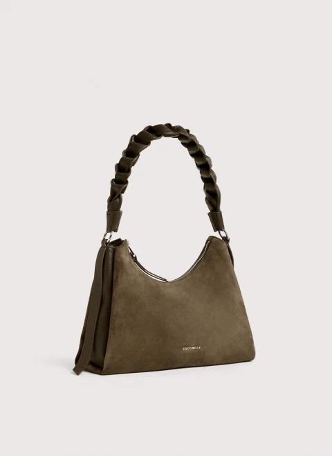 Велурена чанта Coccinelle Boheme Small — снимка 2