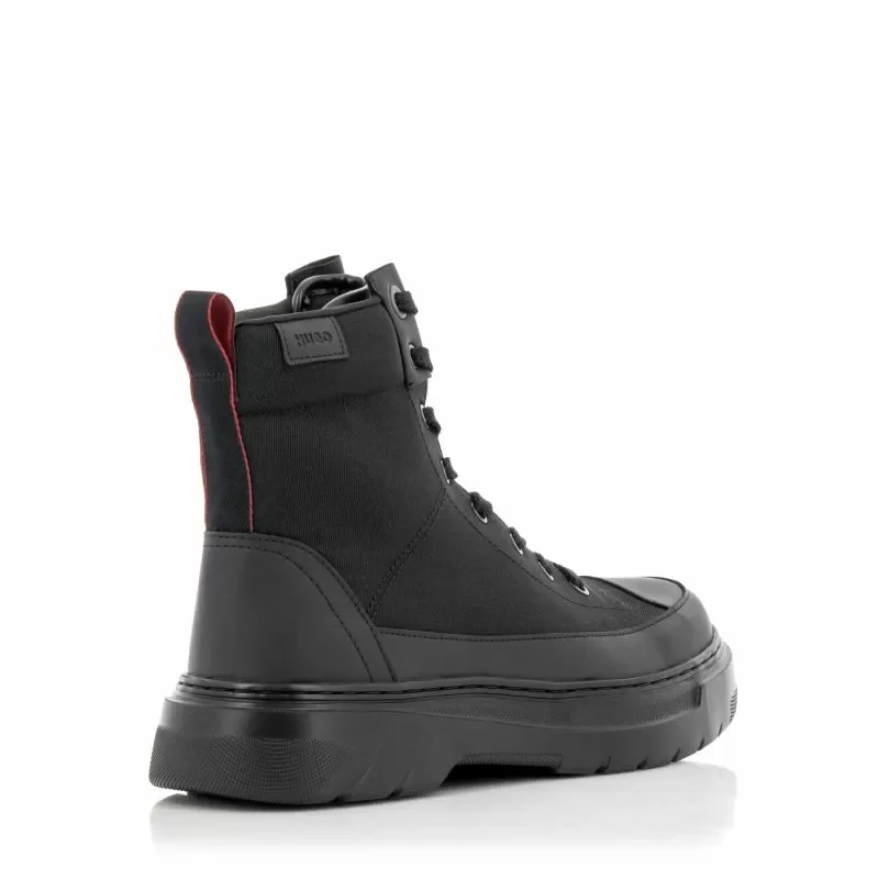 Мъжки Ежедневни Боти HUGO – 50535900 URIAN HALB CVPU BLACK — снимка 2