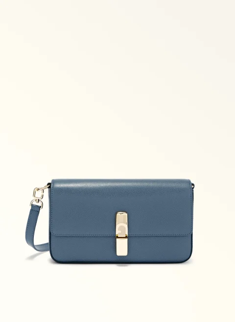 Мини чанта Furla Iride Grigio Blue