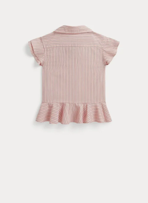 Раирана риза с волани Ralph Lauren Kids 2-6 — снимка 2