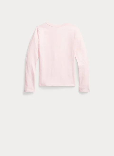 Блуза с лого бродерия Ralph Lauren Kids 7-14 — снимка 2