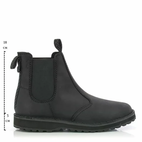 Мъжки Ежедневни Боти CLARKS – 26179715 SOLSBURY EASY BLACK LEATHER — снимка 5