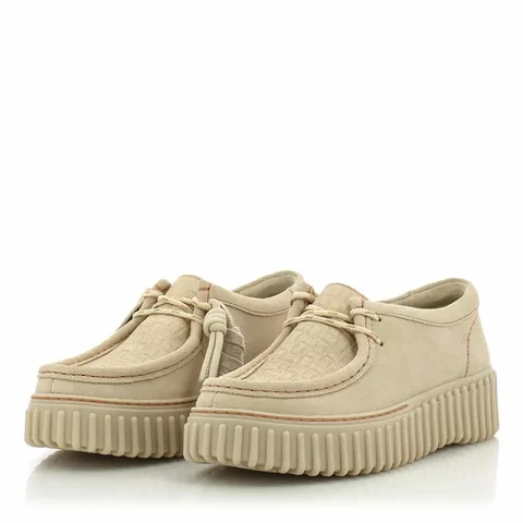 Дамски Ежедневни CLARKS – 26181191 TORHILL BEE ECRU SUEDE — снимка 2