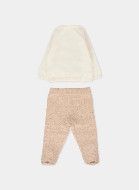 Комплект за бебета от фино плетиво Givenchy Kids — снимка 4