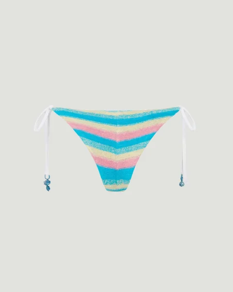 Stripe Towelling Bikini Bottom — снимка 2