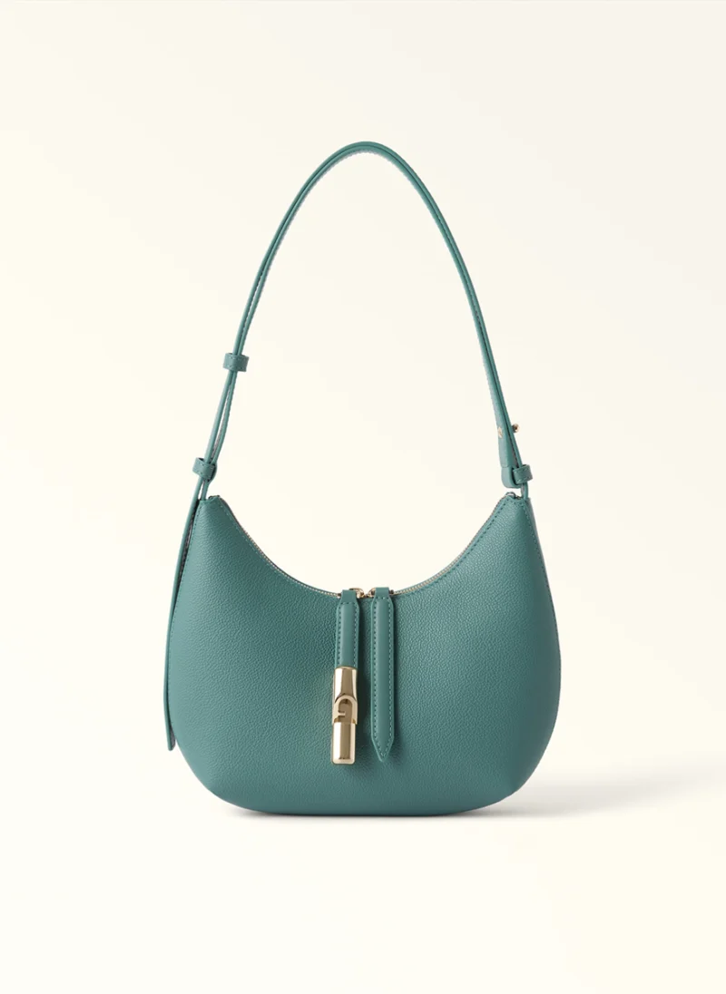 Мини чанта Furla Goccia Amatore Edera Green