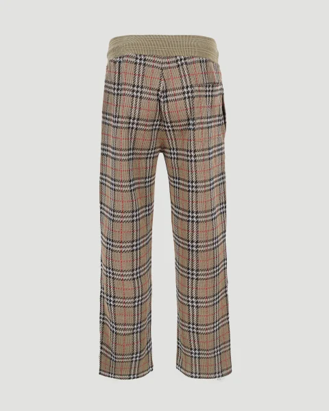 Check Jacquard Trousers — снимка 3