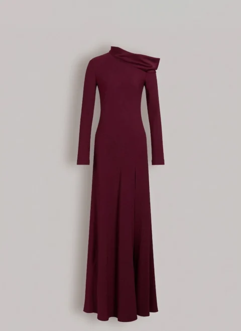 Дълга рокля с асиметричен мотив Alberta Ferretti — снимка 4