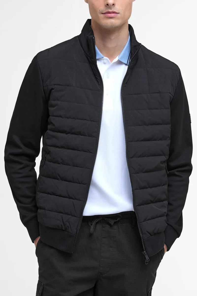 Яке Collins Baffle Quilted MQS0070 bk11 black — снимка 2