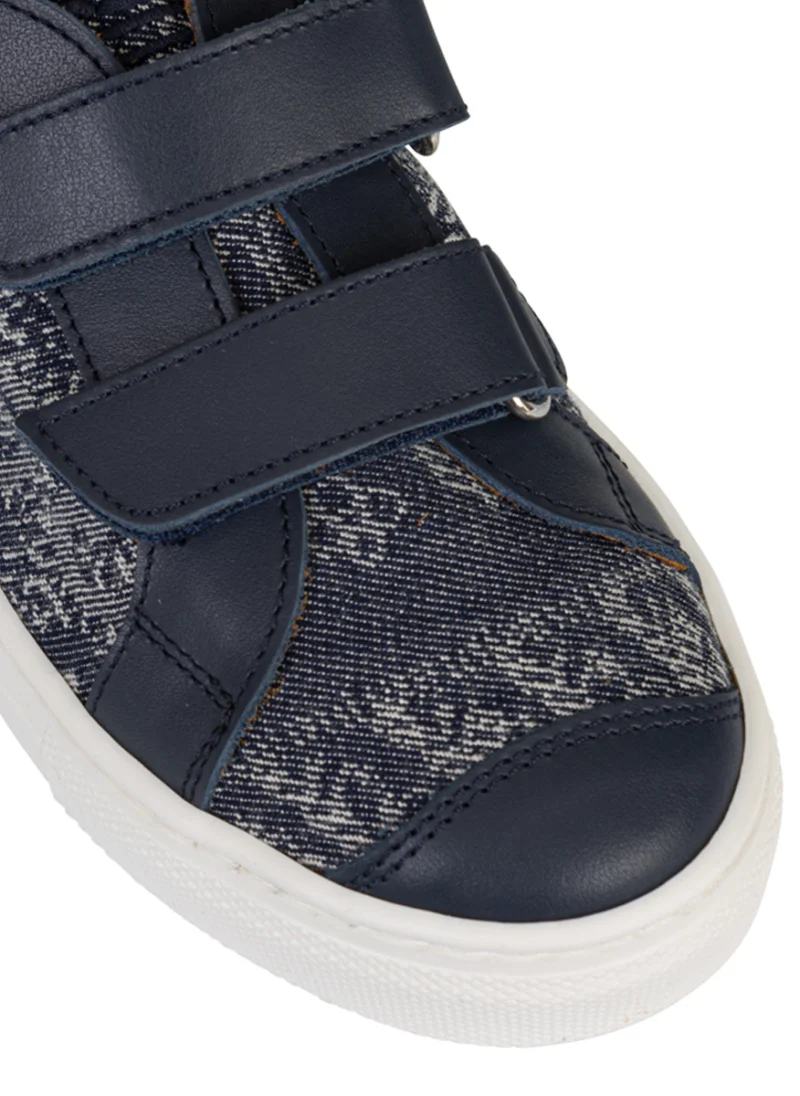 Кецове с детайли от кожа Etro Kids — снимка 3