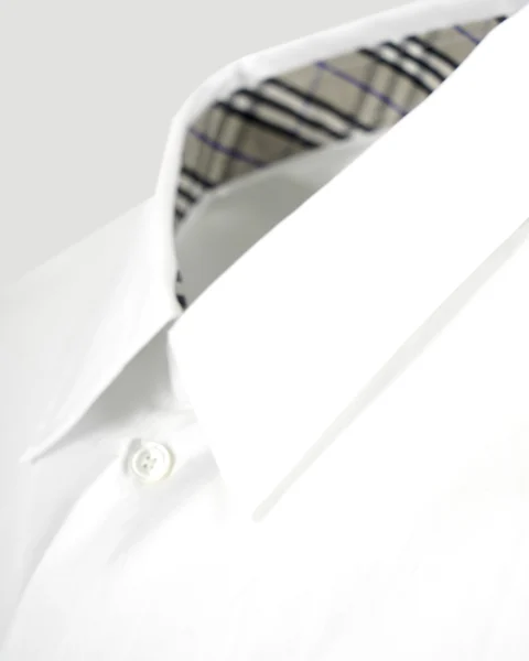 Classic Cotton Shirt in White — снимка 4