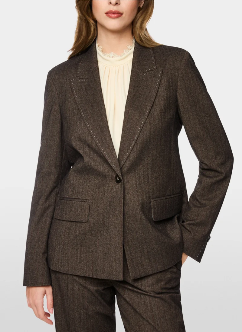 Сако с контрастни шевове Marc Cain Collections