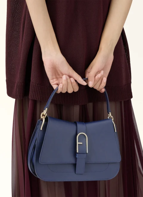 Чанта Furla Flow Medium Nuvola Blu Reale — снимка 2