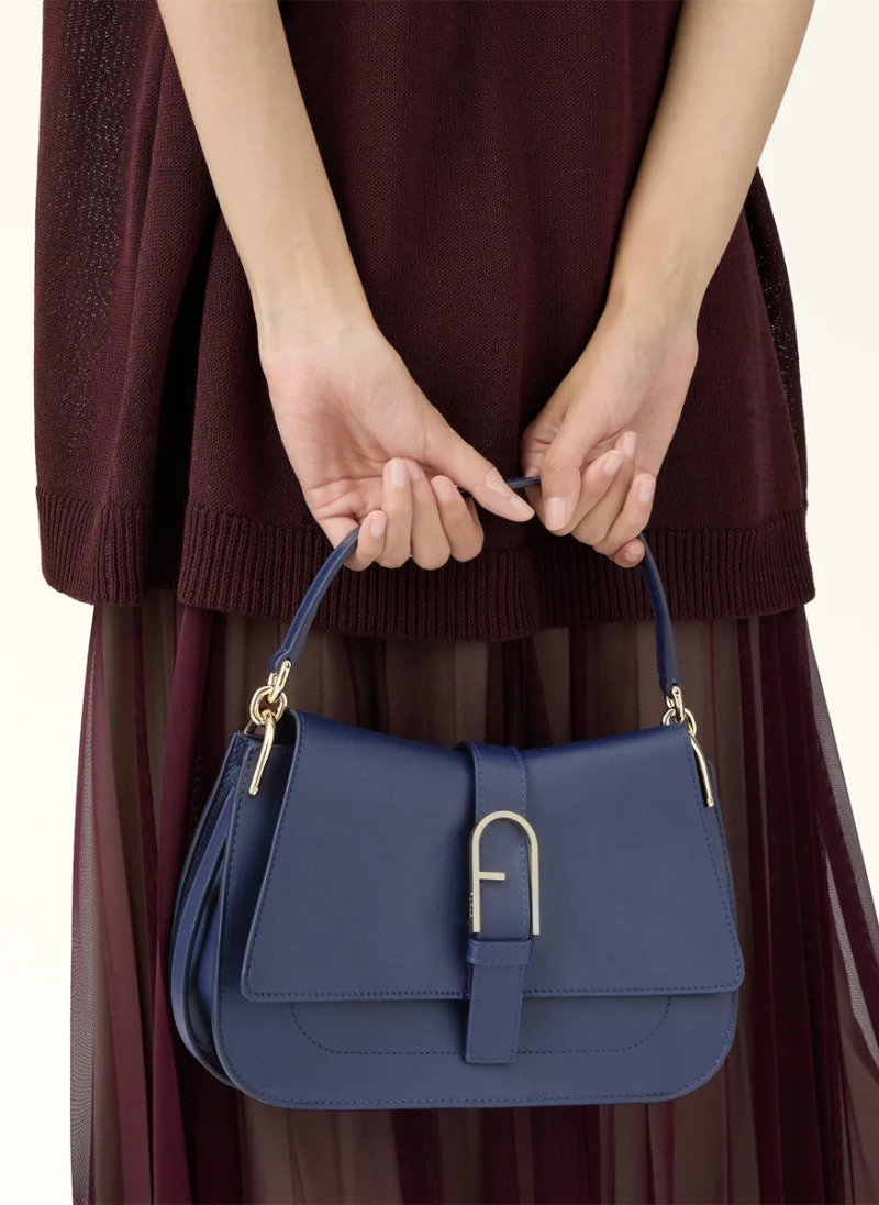 Чанта Furla Flow Medium Nuvola Blu Reale — снимка 2
