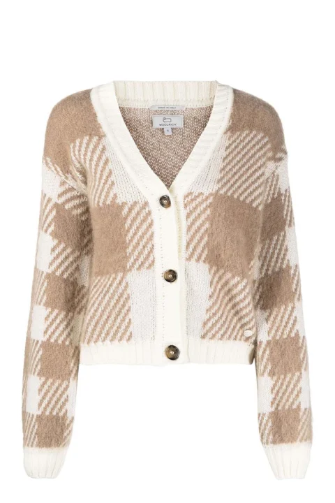 Жилетка Check Wool CFWWKN0249FRUF0700 8556 cream buffalo