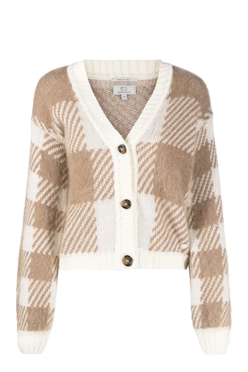 Жилетка Check Wool CFWWKN0249FRUF0700 8556 cream buffalo