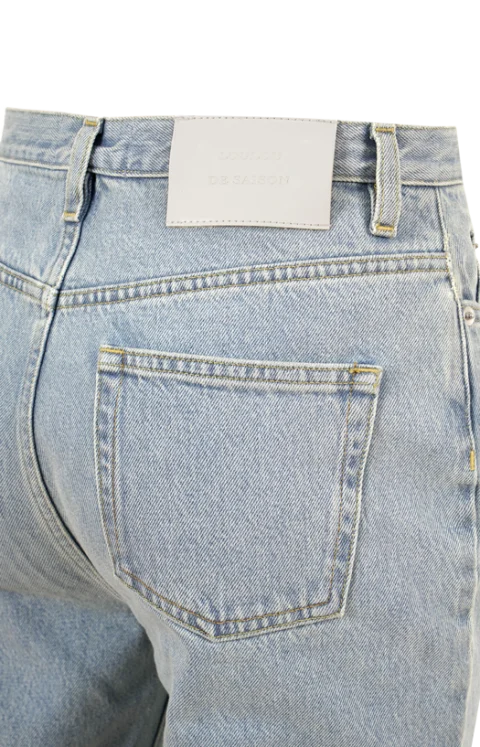 Jude LDS Straight Leg Jeans in Washed Blue — снимка 2