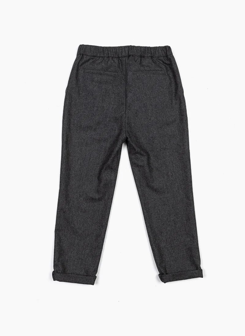 Панталон от фина вълна Brunello Cucinelli Kids 8-10 — снимка 3