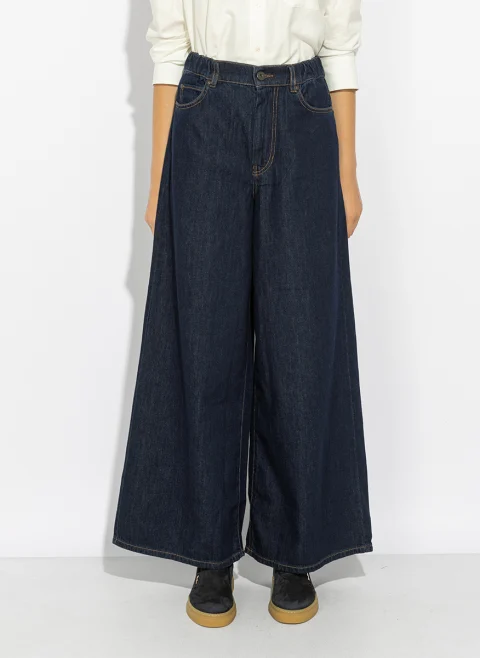 Деним 'Wide leg' Weekend Max Mara Wkdzattera — снимка 2