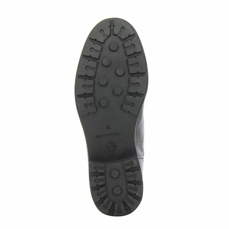 Дамски Равни Боти TAMARIS – 1-25482-41 003 BLACK LEATHER — снимка 4