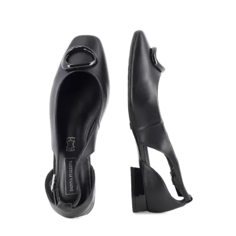 Балерини DONNA ITALIANA – 12244 LANCASTER BLACK — снимка 5