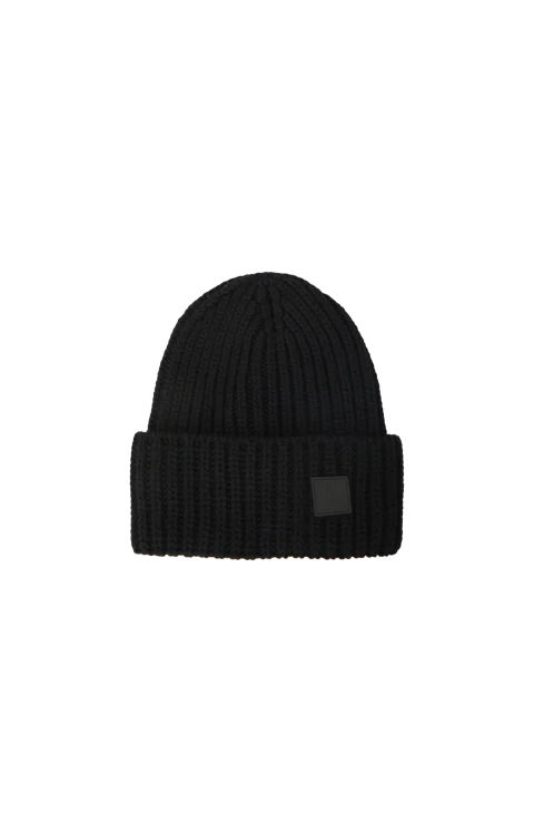 Wool Beanie in Black