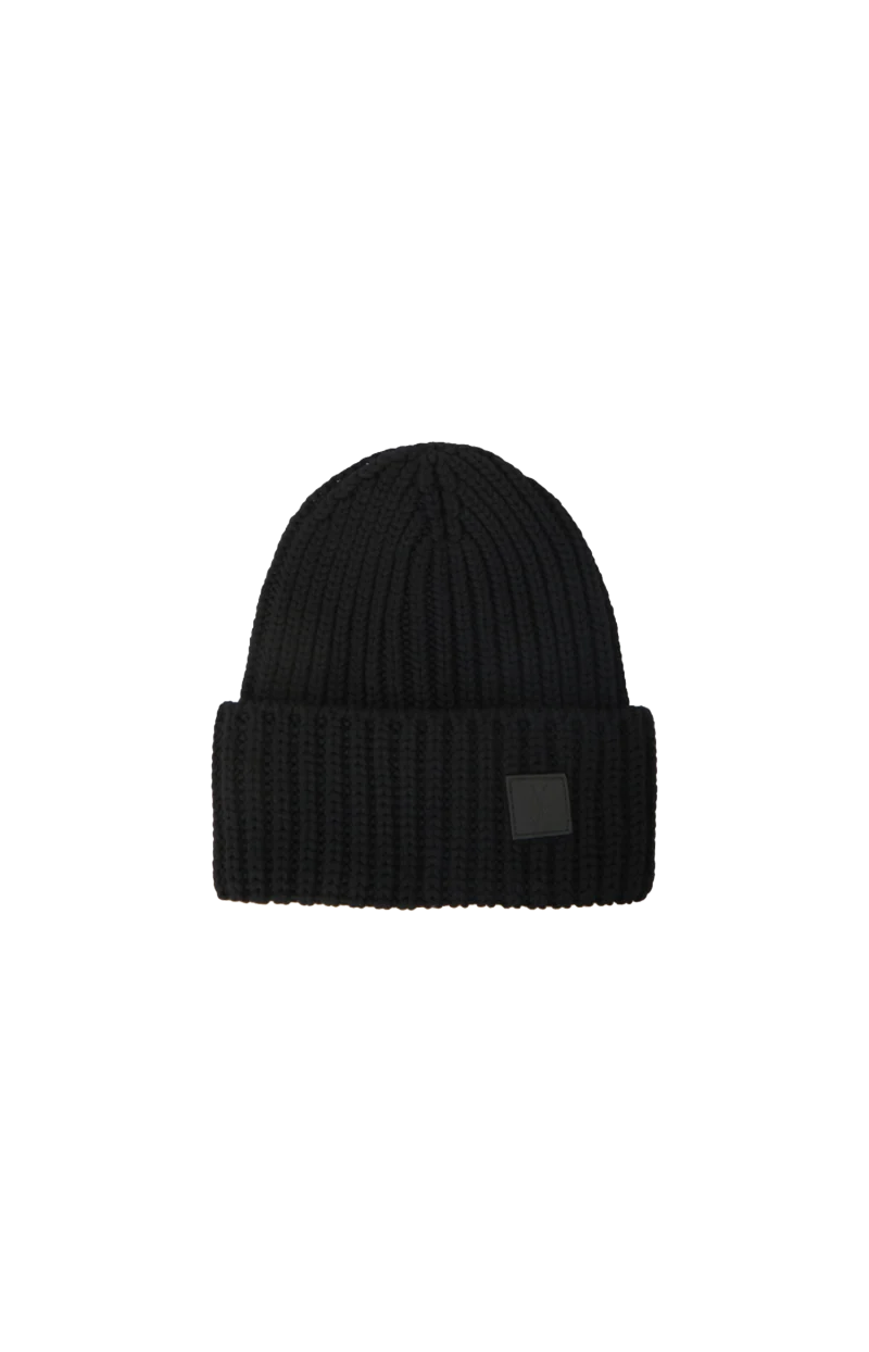 Wool Beanie in Black