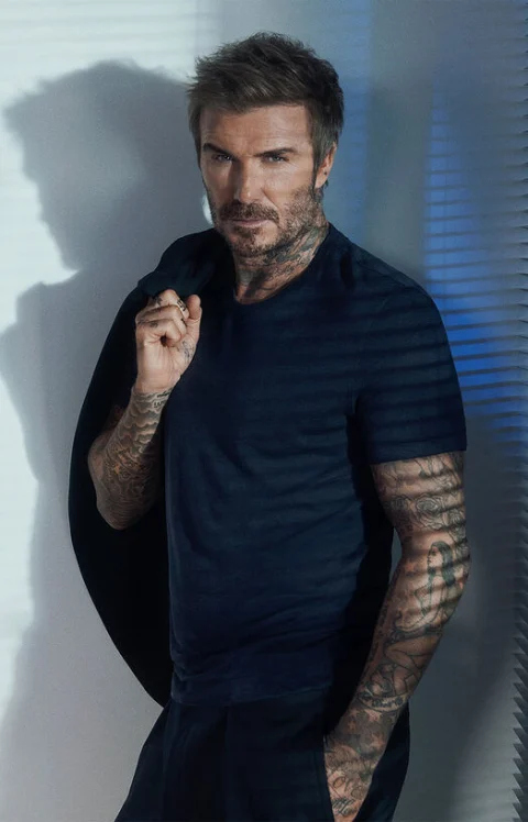 Ленена тениска BECKHAM x BOSS — снимка 5