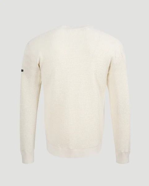 Cotton Jumper in Chalk — снимка 2