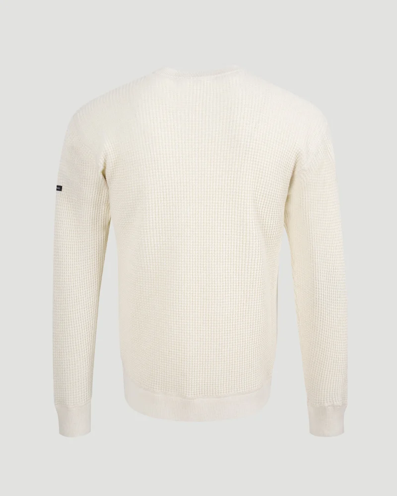 Cotton Jumper in Chalk — снимка 2