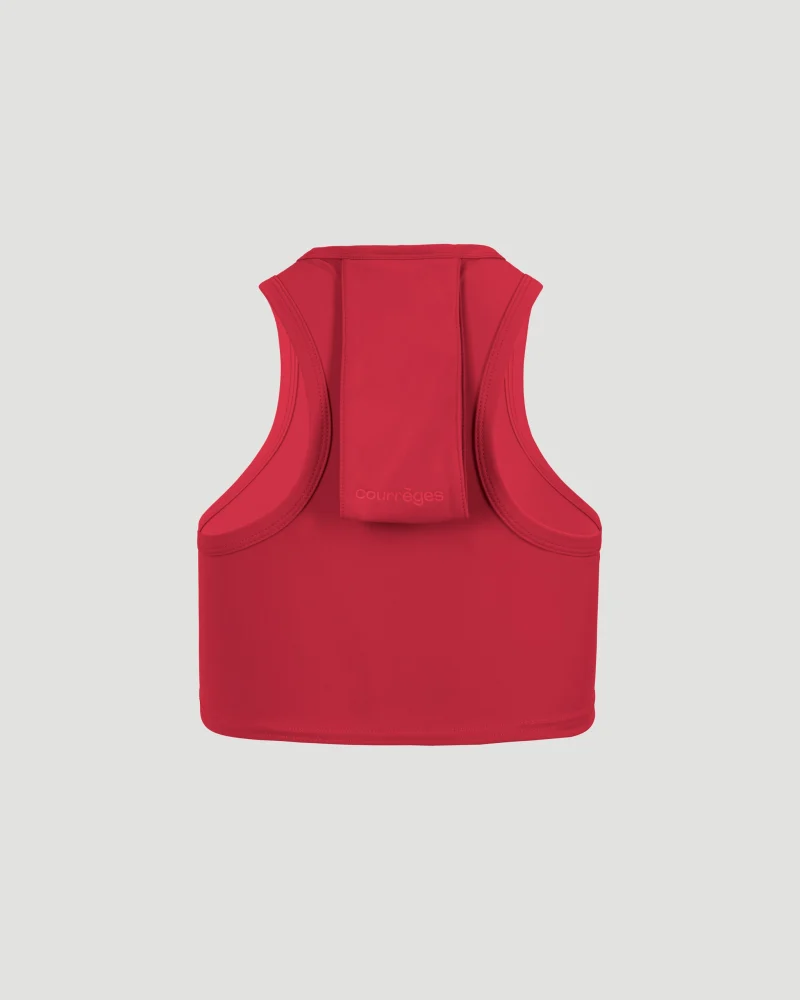 Scuba Bra Top in Ruby — снимка 4