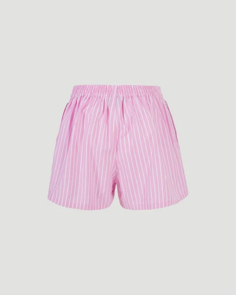 Striped Cotton Poplin Boxers Shorts — снимка 2