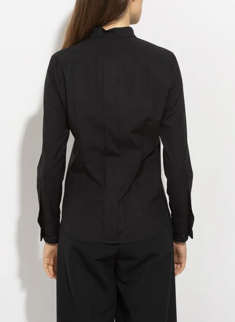 Риза от памучен поплин Max Mara Otranto — снимка 5
