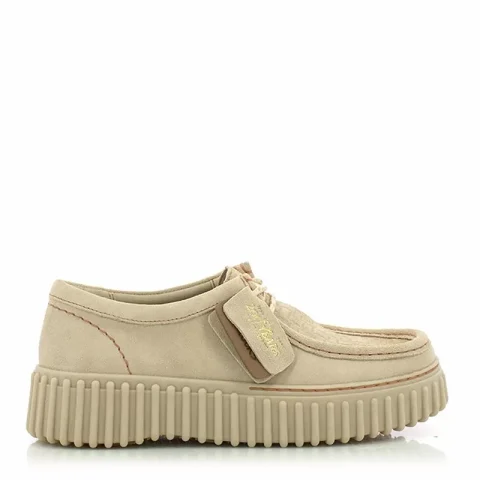 Дамски Ежедневни CLARKS – 26181191 TORHILL BEE ECRU SUEDE