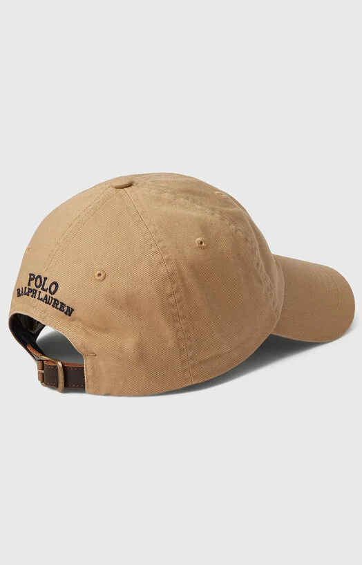 Бежова бейзболна шапка с Polo Bear бродерия — снимка 2