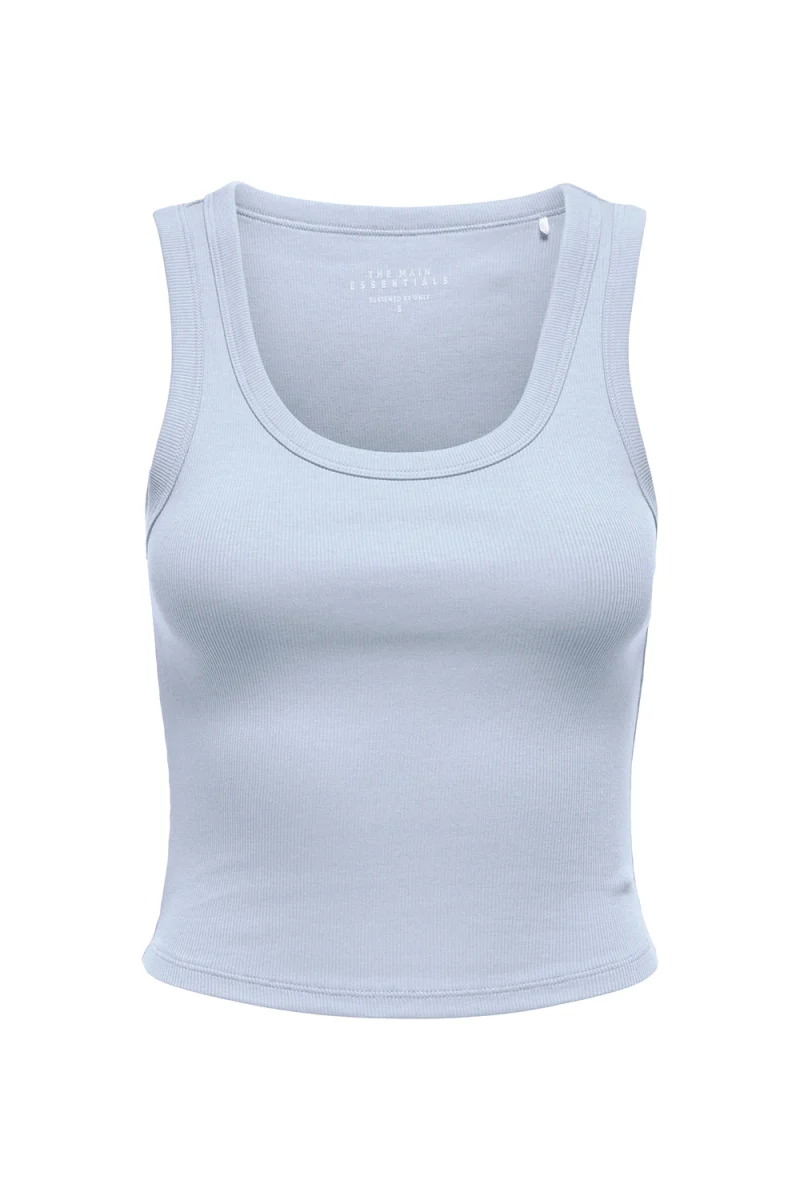 Top Onleasy S/L Tank 15315571 16-4016 TCX soft chambray