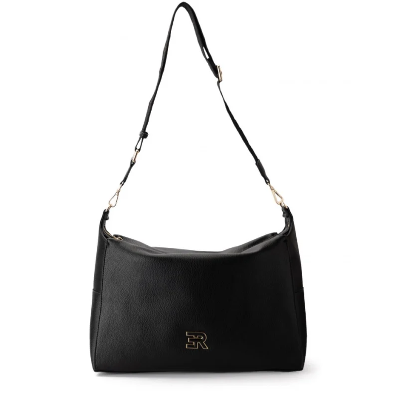 Дамска черна чанта Victoria 26 Large Ermanno Firenze