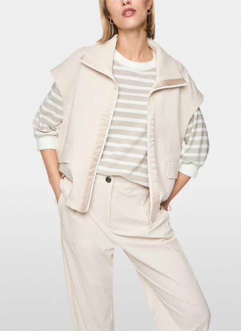 Елек със сатениран мотив Marc Cain Sports — снимка 2