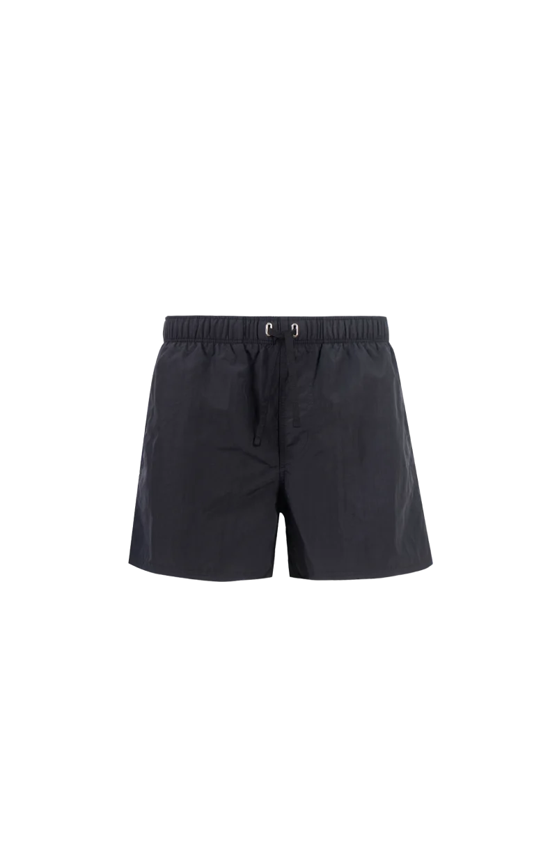 Swim Shorts with Givenchy Paris Embroidery in Black