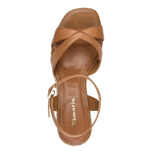 Дамски Сандали На Ток TAMARIS – 1-28313-44-305 COGNAC — снимка 5